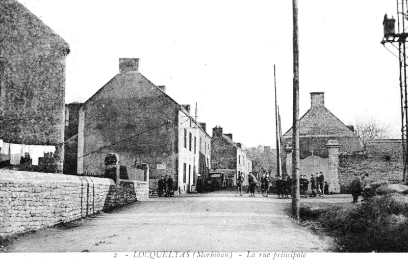 Ville de Locqueltas (Bretagne).