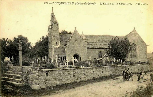 l'église de Locquémeau (Bretagne)