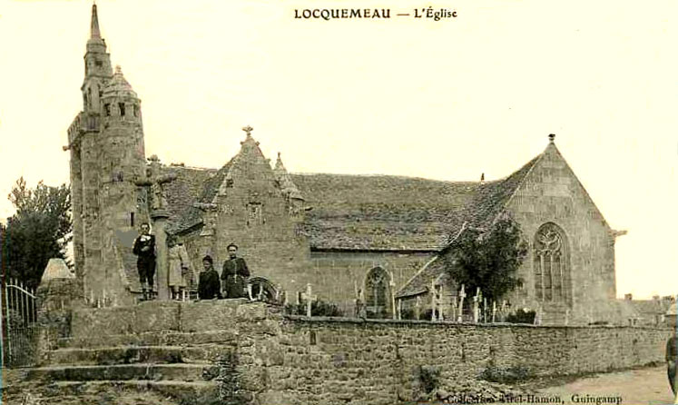 l'église de Locquémeau (Bretagne)