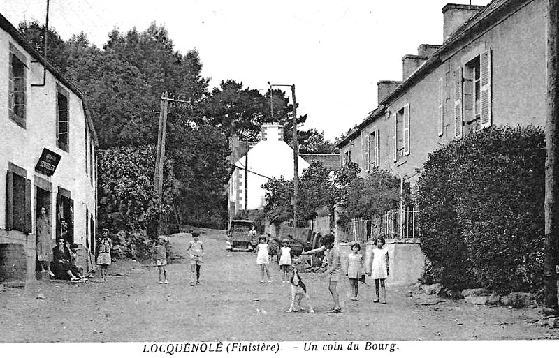 Ville de Locqunol (Bretagne).