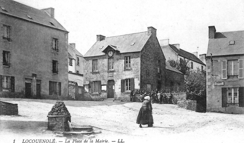 Ville de Locqunol (Bretagne).