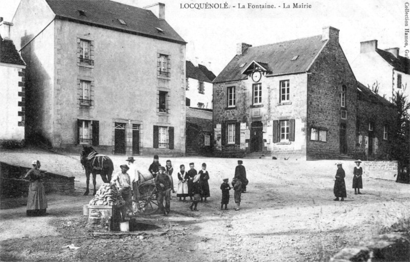 Ville de Locqunol (Bretagne).