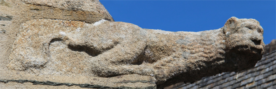 Gargouille de l'glise de Locquirec (Bretagne).