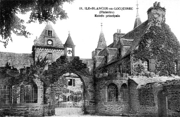 Manoir de l'Ile Blanche de Locquirec (Bretagne).