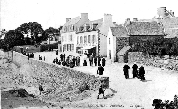 Ville de Locquirec (Bretagne).