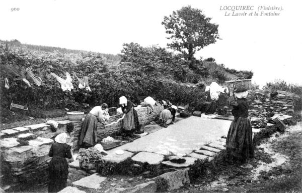 Lavoir de Locquirec (Bretagne).