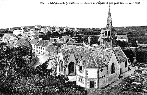 Eglise de Locquirec (Bretagne).