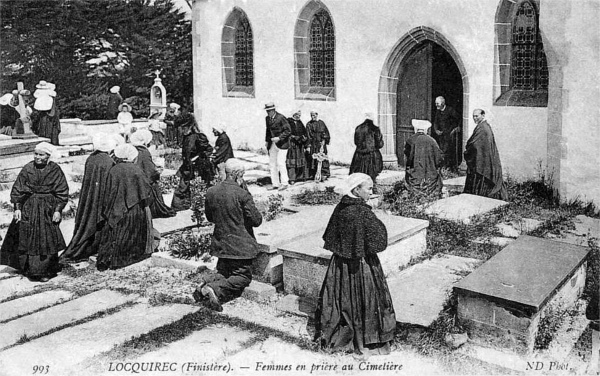 Cimetire de Locquirec (Bretagne).