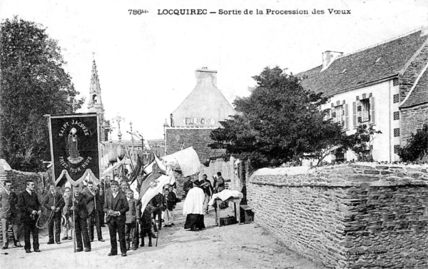 Ville de Locquirec (Bretagne).