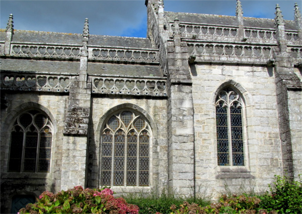 Eglise Saint-Ronan de Locronan (Bretagne).