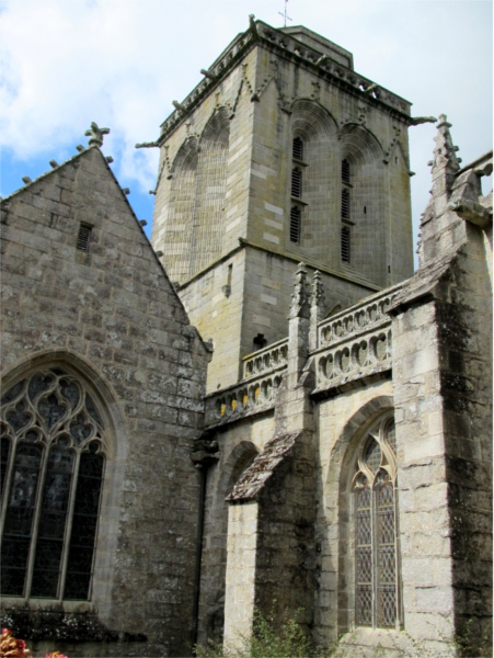 Eglise Saint-Ronan de Locronan (Bretagne).