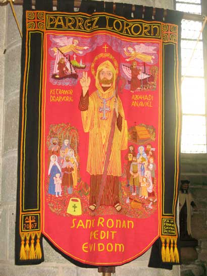 Bannire de l'glise de Locronan - Bretagne. 