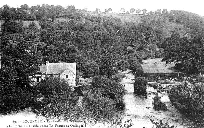 Ville de Locunol (Bretagne).