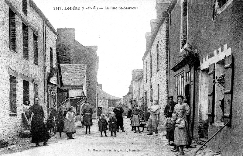 Ville de Lohac (Bretagne).