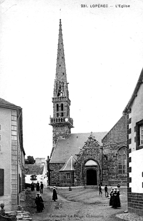 Eglise de Lopérec (Bretagne).
