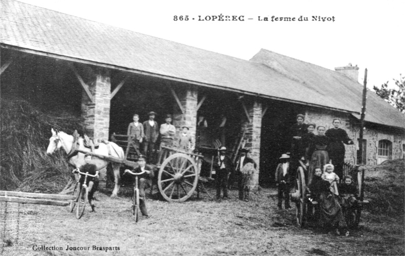 Ville de Loprec (Bretagne).