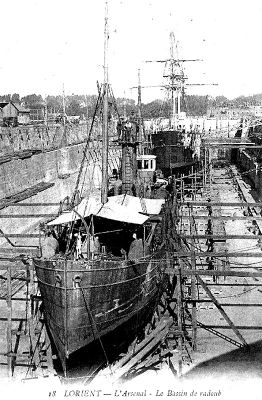 Arsenal de Lorient (Bretagne).