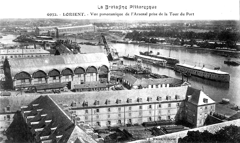 Arsenal de Lorient (Bretagne).