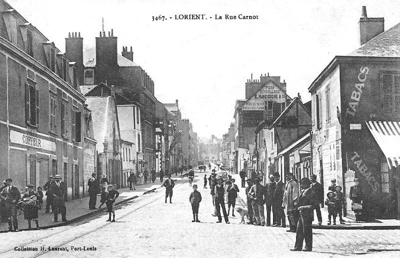 Ville de Lorient (Bretagne).