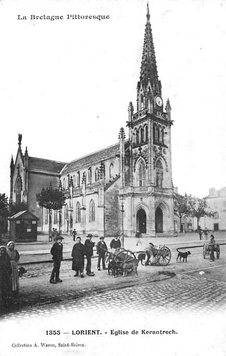 Eglise de Kerantrech  Lorient (Bretagne).