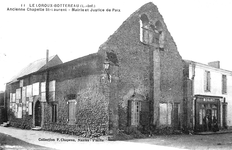 Ancienne chapelle Saint-Laurent  Le Loroux-Bottereau (Bretagne).