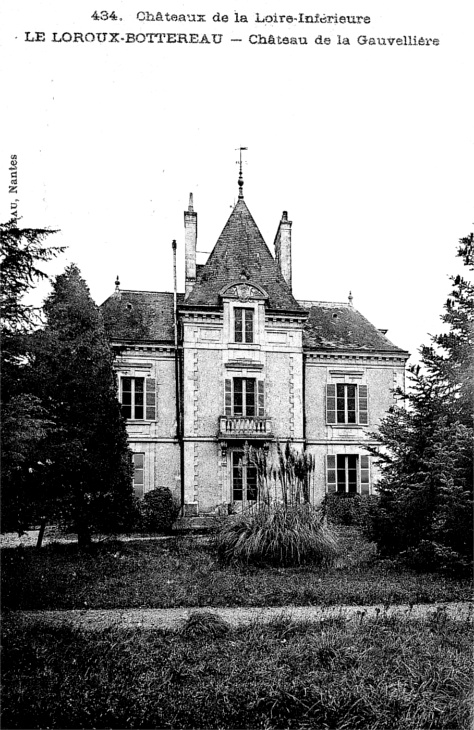 Manoir ou Chteau de la Gauvelire  Le Loroux-Bottereau (Bretagne).