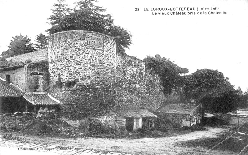Le vieux chteau de Le Loroux-Bottereau (Bretagne).