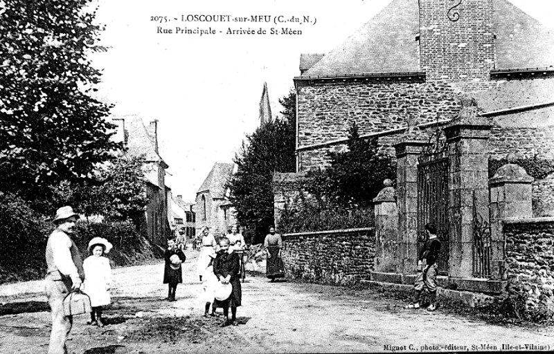 Ville de Loscouet-sur-Meu (Bretagne).