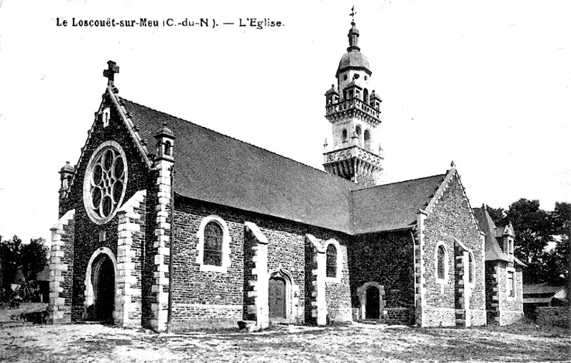 Eglise de Loscouet-sur-Meu (Bretagne).