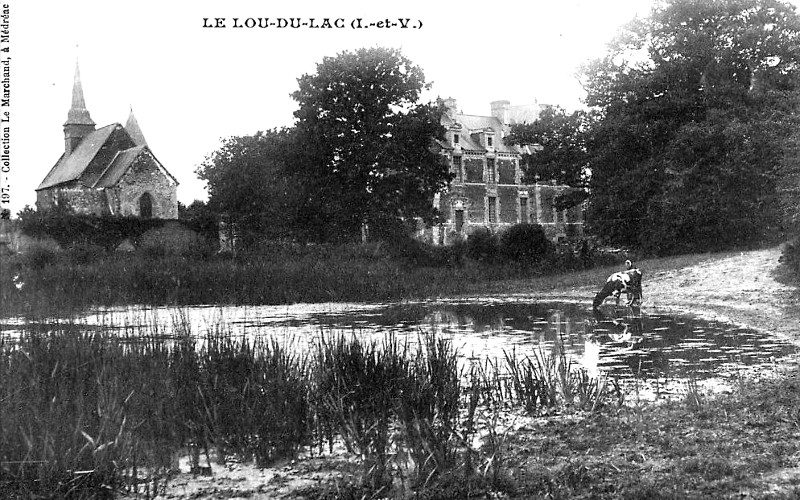 Ville du Lou-du-Lac (Bretagne).