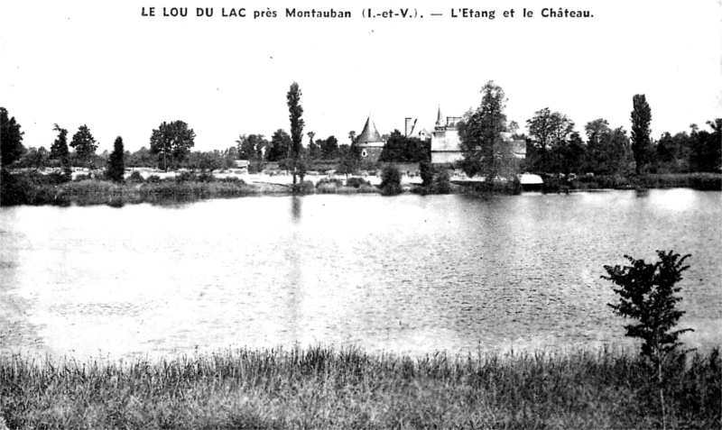 Ville du Lou-du-Lac (Bretagne).