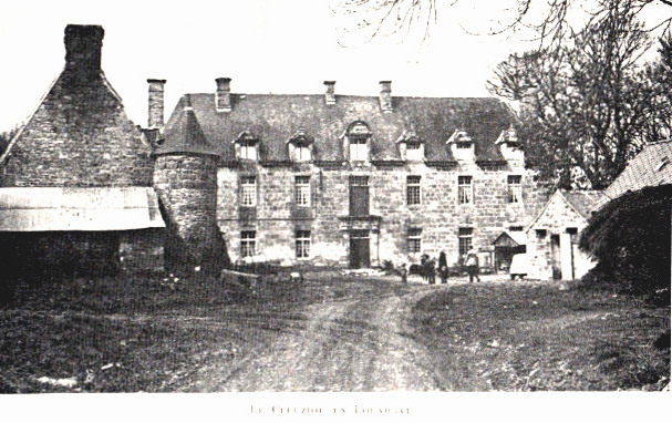 Louargat (Bretagne) : chteau du Cleuziou.