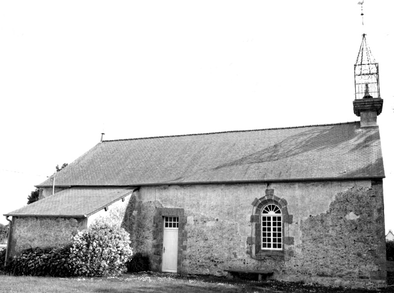 Chapelle Saint-Gilles-du-Mnec  Loudac (Bretagne).