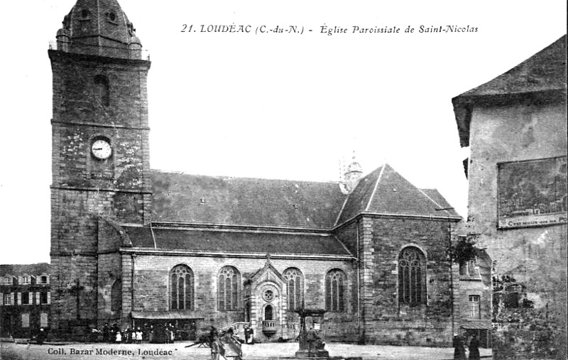 Eglise de Loudac (Bretagne).