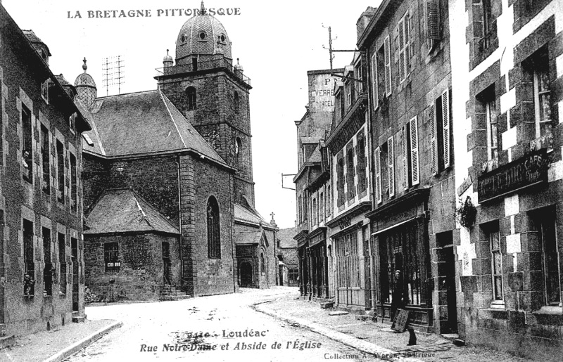 Ville de Loudac (Bretagne).