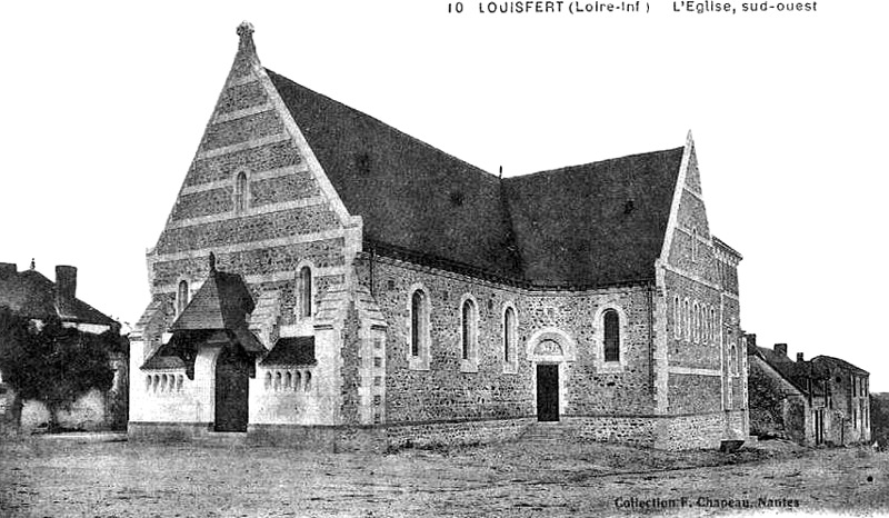 Nouvelle glise de Louisfert (anciennement en Bretagne).