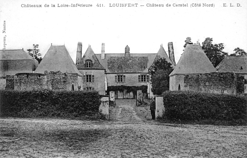 Château de Caratel à Louisfert (anciennement en Bretagne).