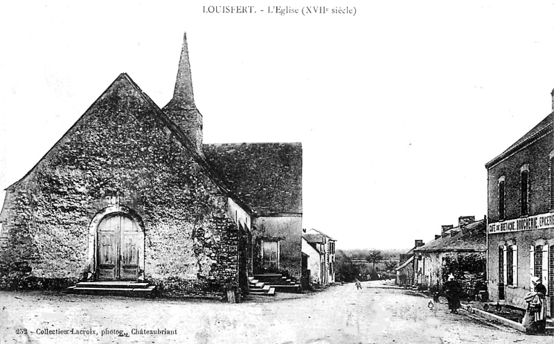 Ancienne église de Louisfert (anciennement en Bretagne).