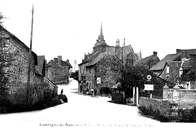 Ville de Louvign-de-Bais (Bretagne).