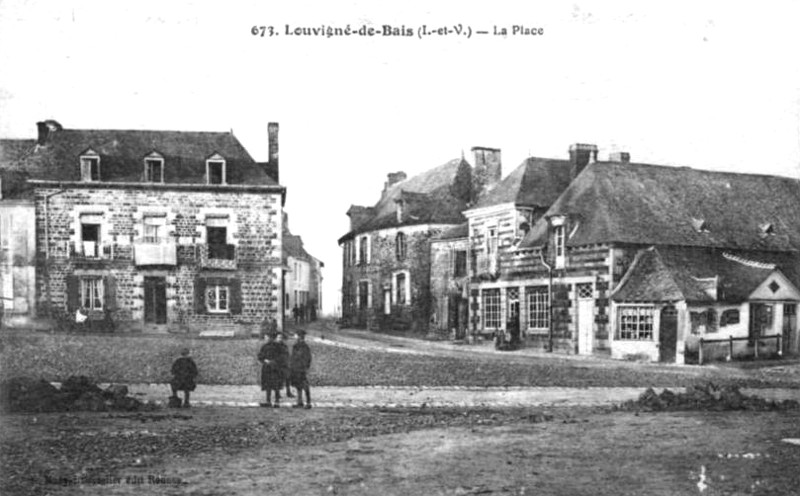 Ville de Louvign-de-Bais (Bretagne).