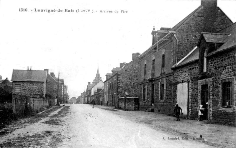 Ville de Louvign-de-Bais (Bretagne).