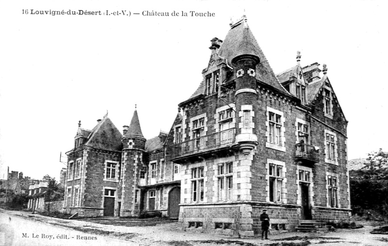 Chteau de la Touche  Louvign-du-Dsert (Bretagne).