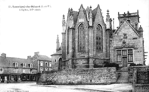 Eglise de Louvign-du-Dsert (Bretagne).