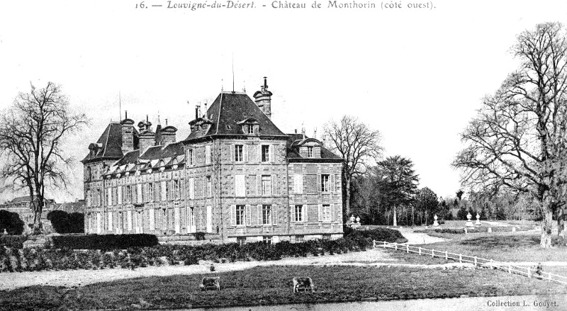 Chteau de Monthorin  Louvign-du-Dsert (Bretagne).