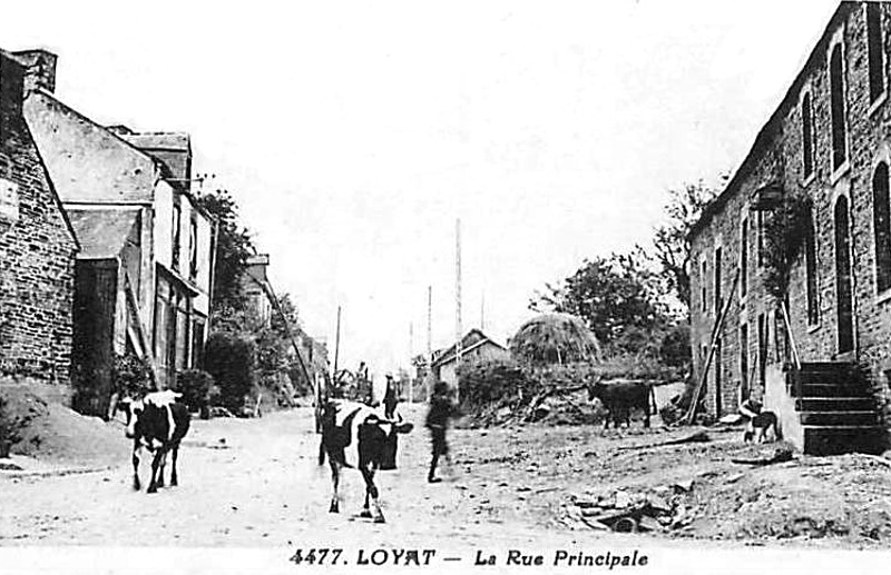 Ville de Loyat (Bretagne).