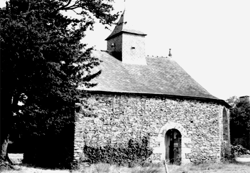 Chapelle Saint-Colomban de Loyat (Bretagne).