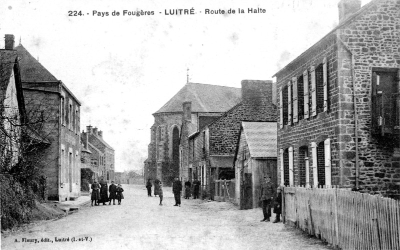 Ville de Luitr (Bretagne).