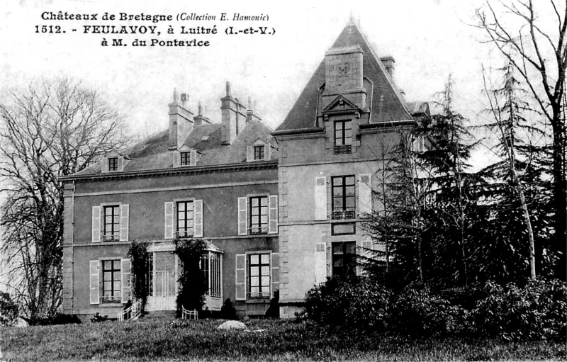 Chteau de Luitr (Bretagne).