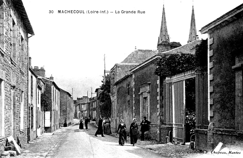 Ville de Machecoul. 