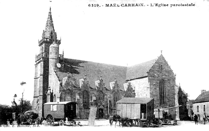 Eglise de Maël-Carhaix (Bretagne).